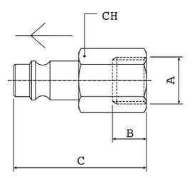 PLUG WITH GRADUAL EXHAUST